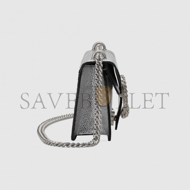 GUCCI DIONYSUS METALLIC LIZARD SMALL SHOULDER BAG 499623  (25*14*8cm)